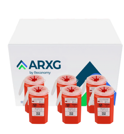 1.5 QT MailBack Sharps Containers (6 Pack)